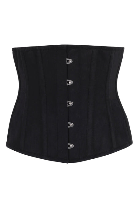 Single Layer Underbust Corset in Black