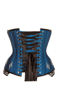 Corset Story ND-147 Longline Turquoise Underbust With Flossing